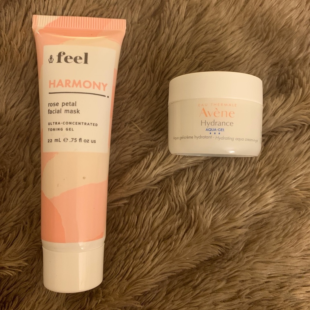 🌺 4/$20 - Feel Harmony Rose Petal Toning Gel & Avene Hydrance Aqua-Gel Bundle
